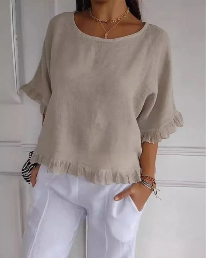 NABILA - CAMICIA DI LINO ALLA MODA