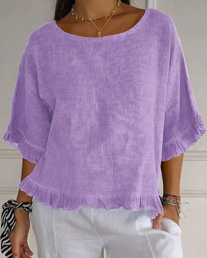 NABILA - CAMICIA DI LINO ALLA MODA