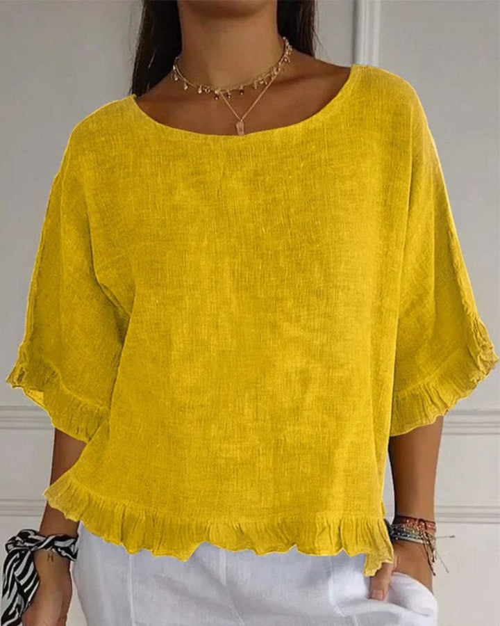 NABILA - CAMICIA DI LINO ALLA MODA