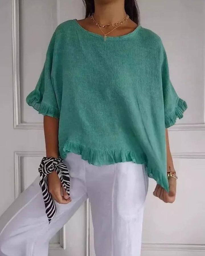 NABILA - CAMICIA DI LINO ALLA MODA