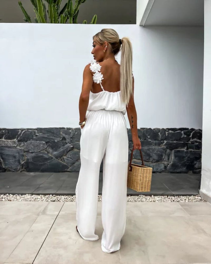 BARENI - Tuta floreale boho