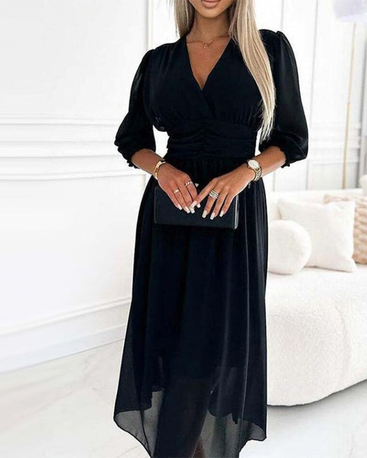 SOLANA - Abito estivo in chiffon leggero