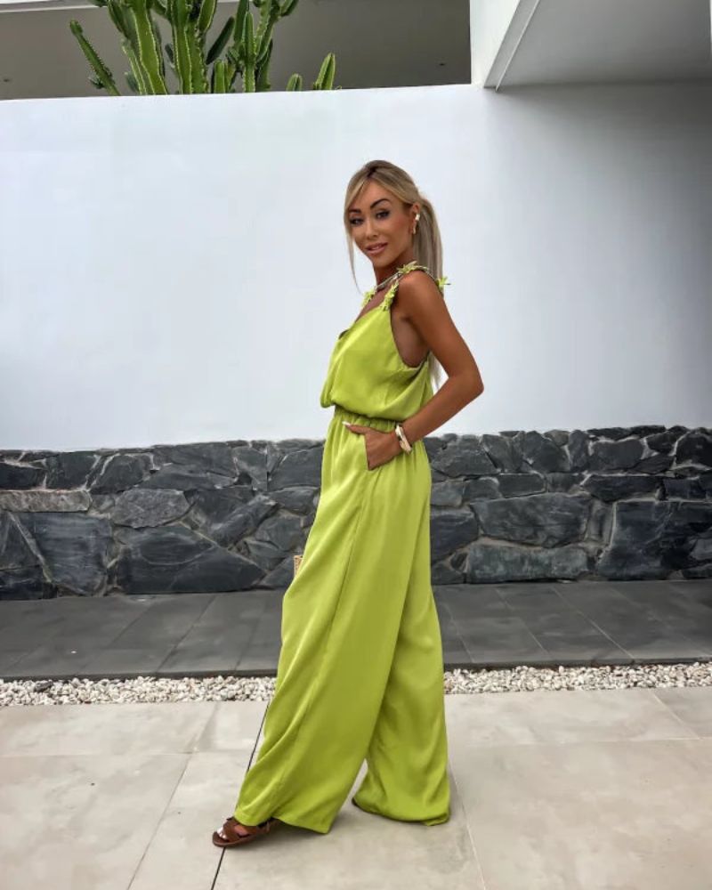 BARENI - Tuta floreale boho