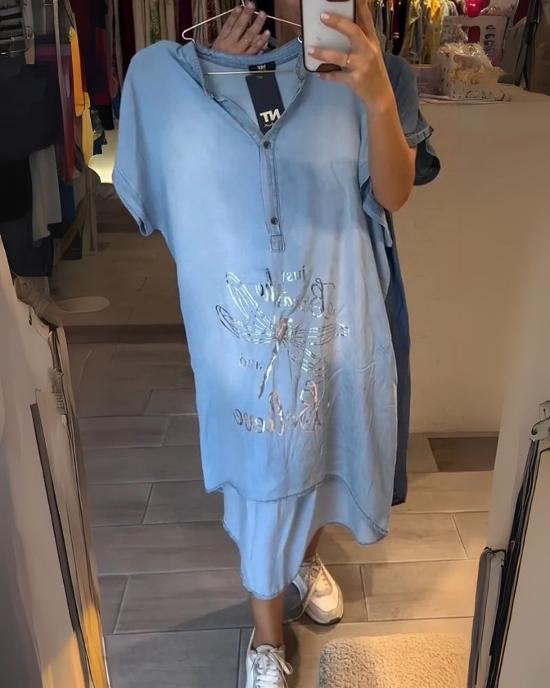 DALPHI - Abito casual in denim