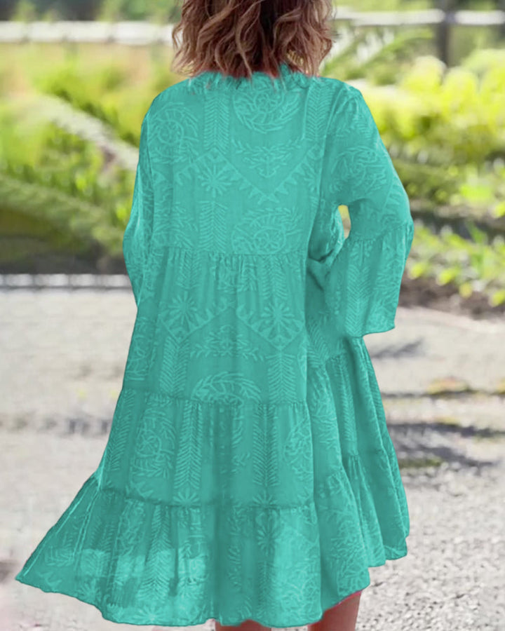 SARA - Abito boho con maniche a 3/4