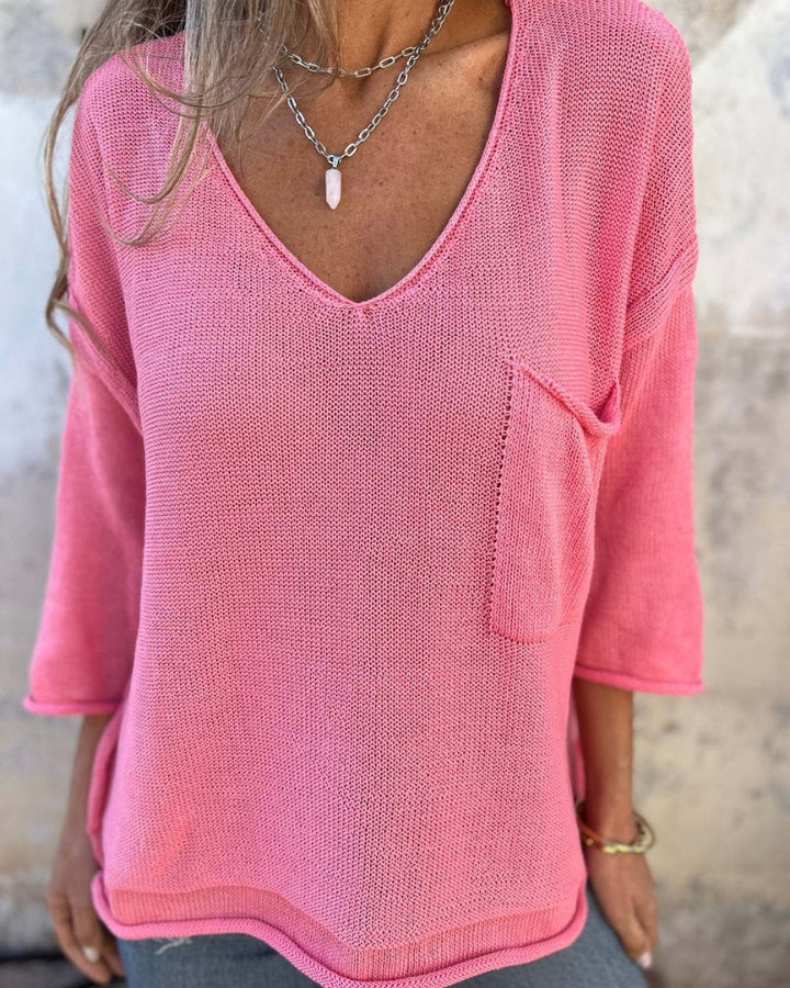SEMBE - Top in maglia boho