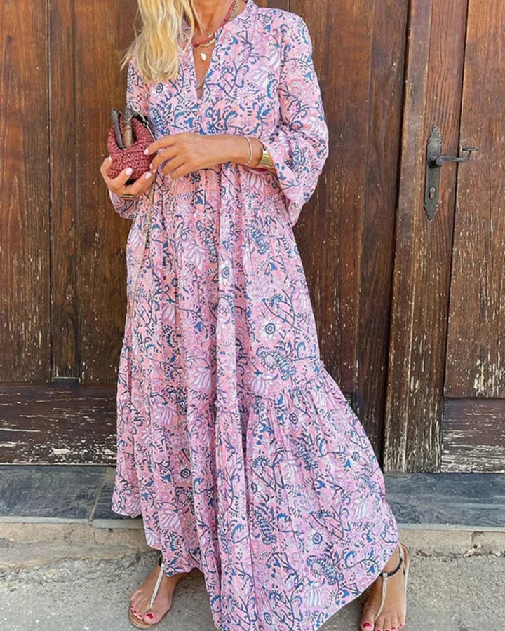 ALMERIA - ABITO STAMPATO BOHO