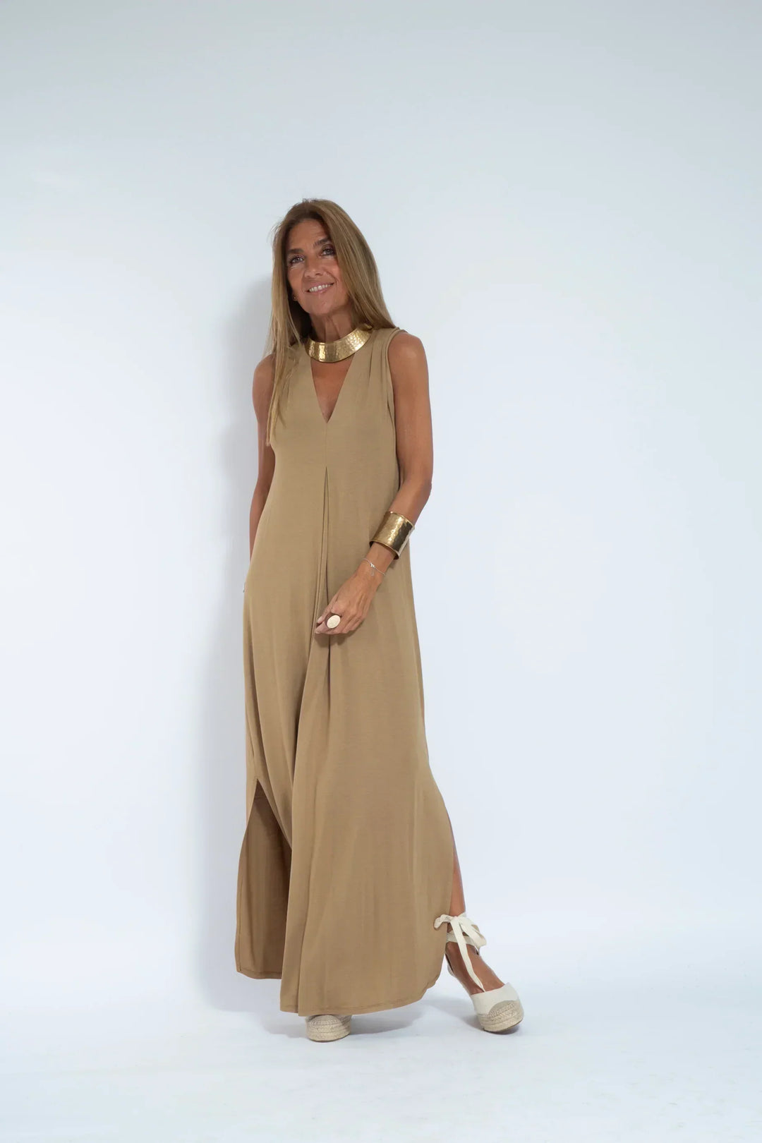 Ayania - Set abito e gilet snellente