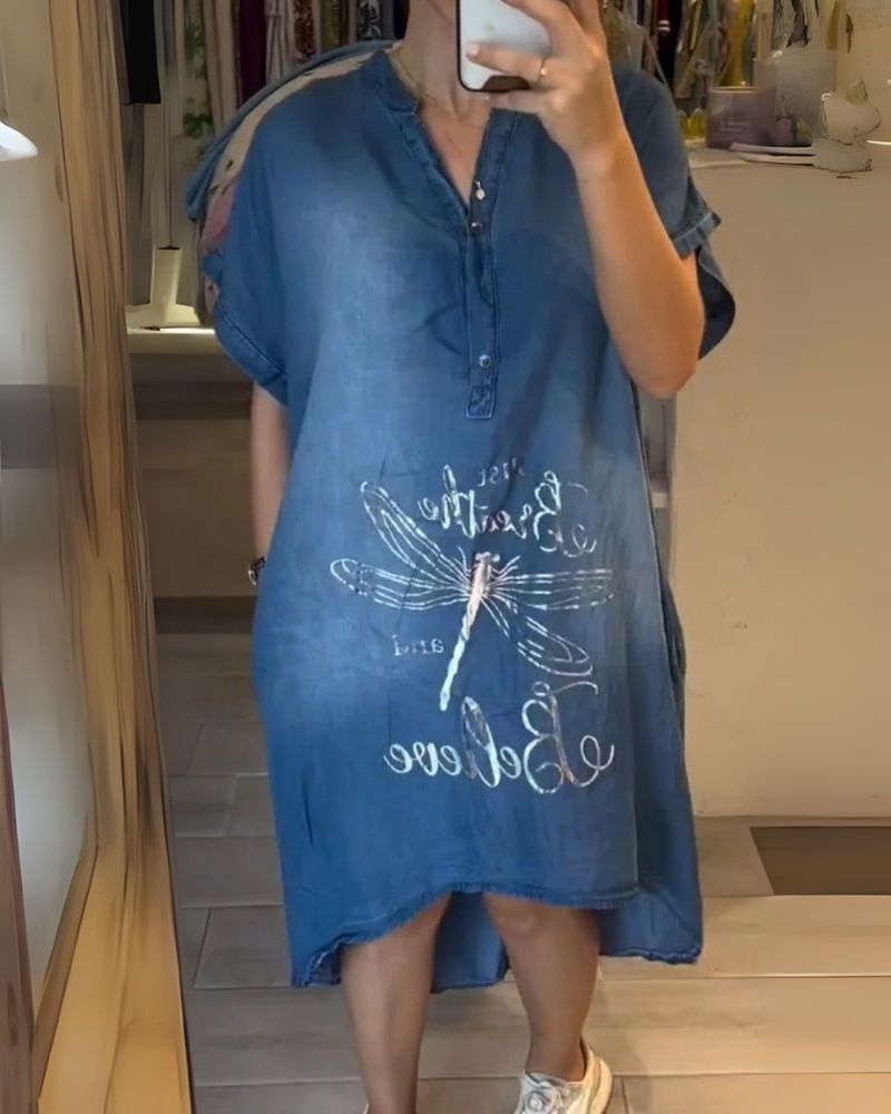 DALPHI - Abito casual in denim