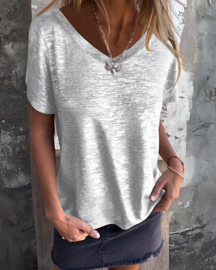 MARIONA - Elegante T-shirt a maniche corte