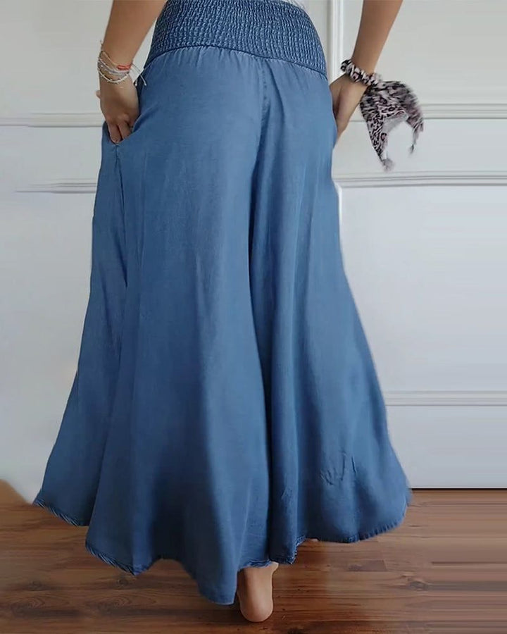 DANSA - PANTALONI COMODI CON ELASTICO IN VITA