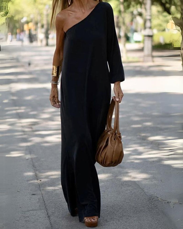 LUNA - MAXI DRESS DA UNA SPALLA