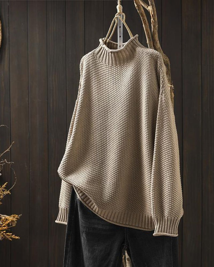 MIA - MAGLIONE LAVORATO A MAGLIA