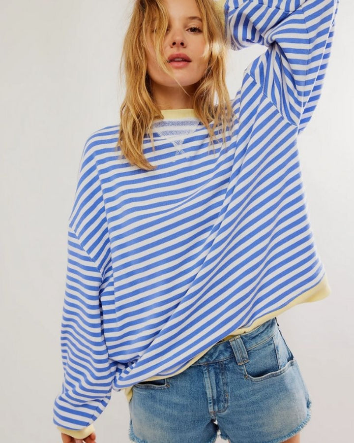 LUCY - Maglione oversize a righe