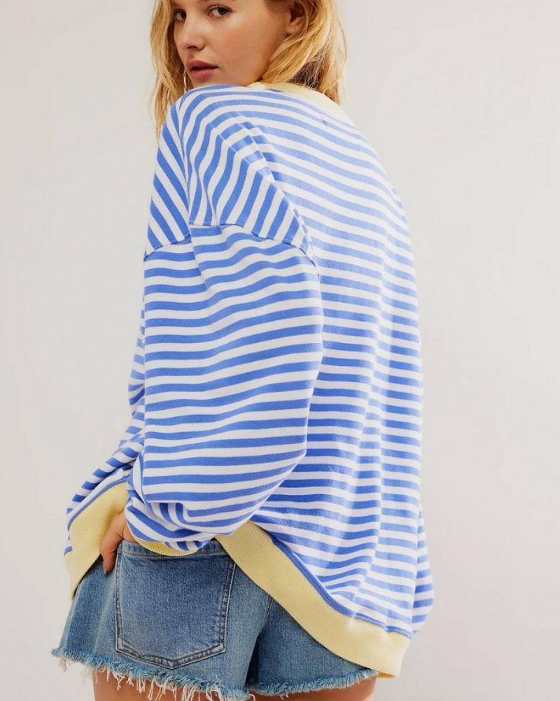LUCY - Maglione oversize a righe