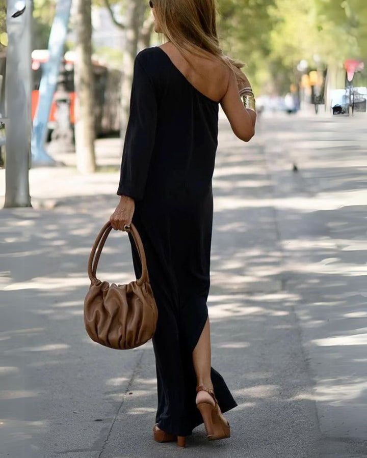 LUNA - MAXI DRESS DA UNA SPALLA
