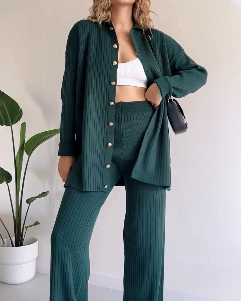 MERINA - SET 2 PEZZI IN MAGLIA CASUAL