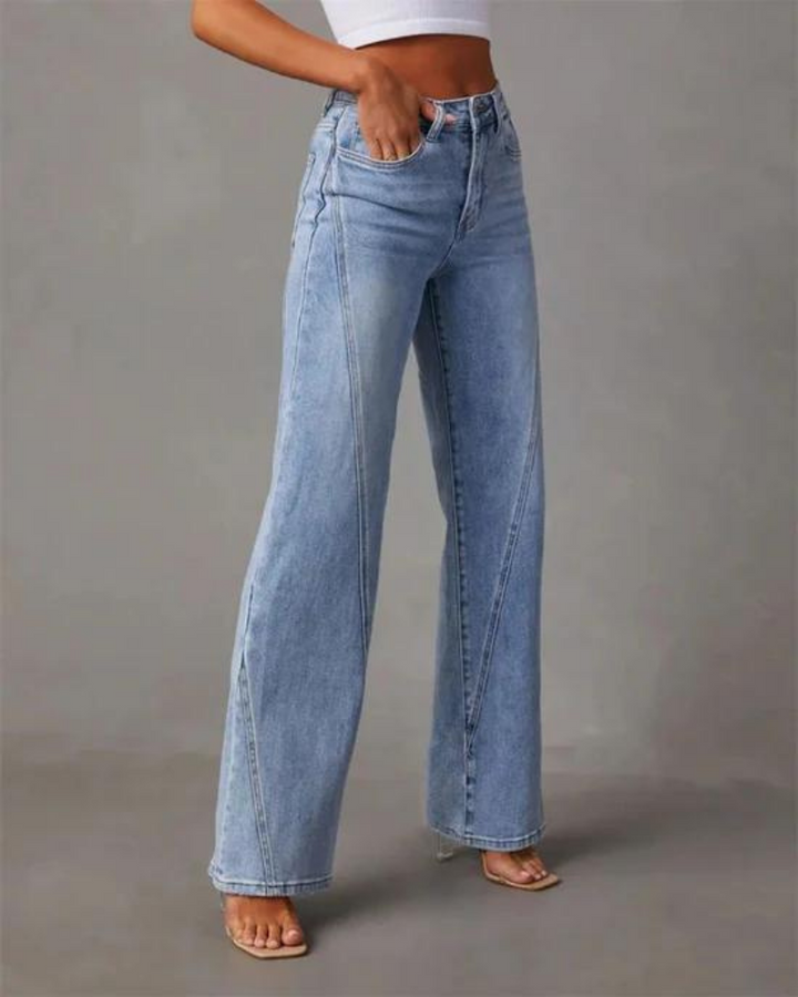 BANIA - JEANS A GAMBA LARGA