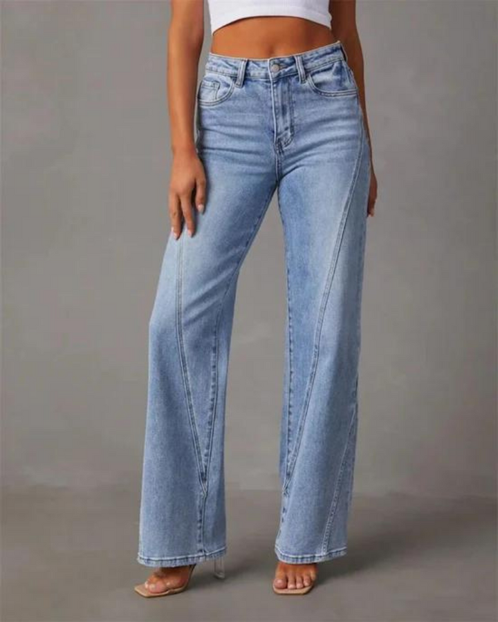 BANIA - JEANS A GAMBA LARGA