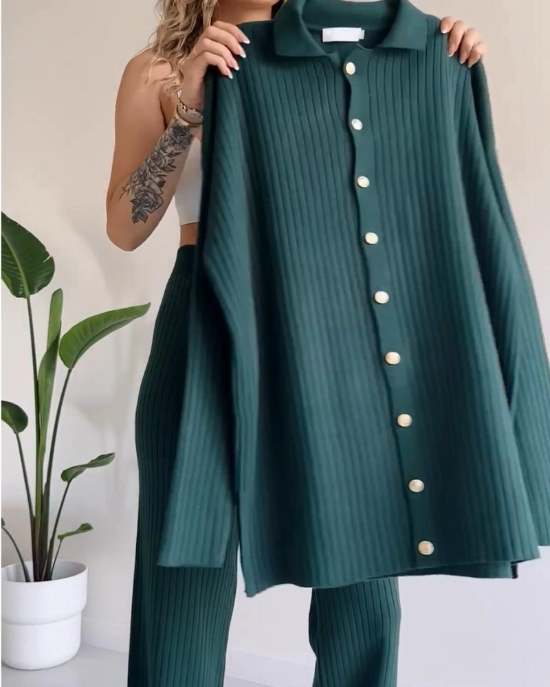 MERINA - SET 2 PEZZI IN MAGLIA CASUAL