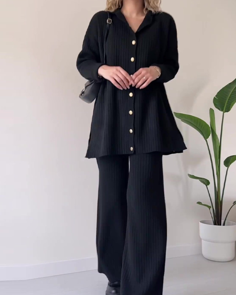 MERINA - SET 2 PEZZI IN MAGLIA CASUAL