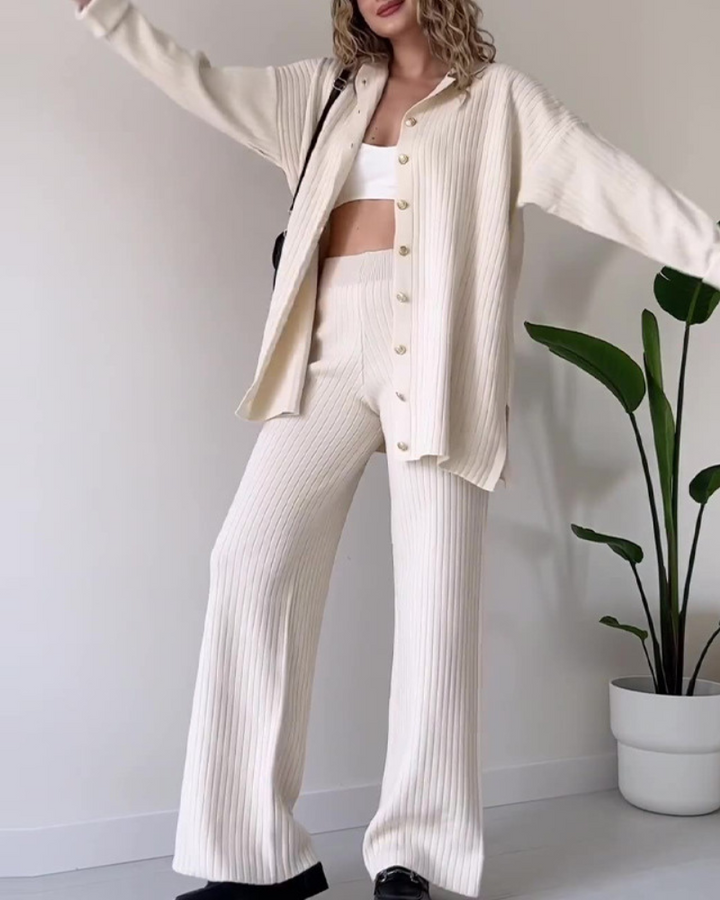 MERINA - SET 2 PEZZI IN MAGLIA CASUAL