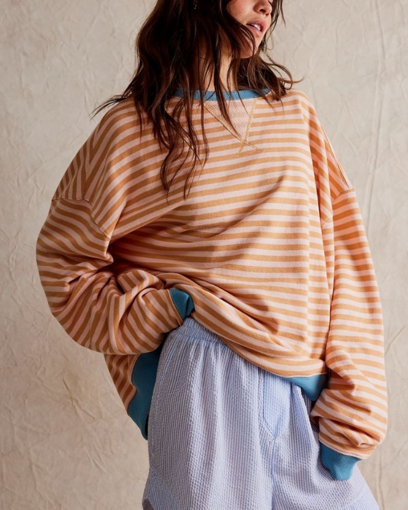 LUCY - Maglione oversize a righe