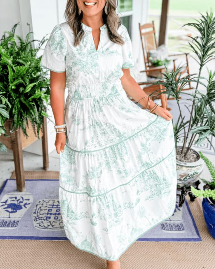 NIDOLI - MAXI DRESS STAMPATO