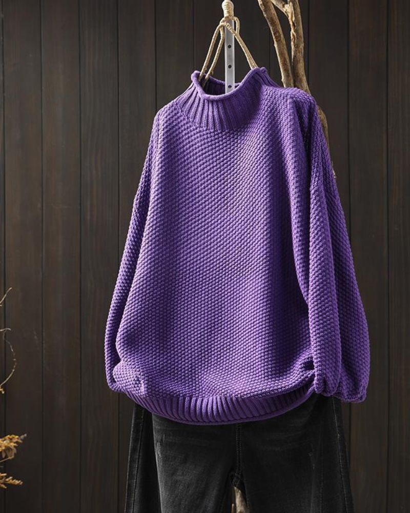 MIA - MAGLIONE LAVORATO A MAGLIA