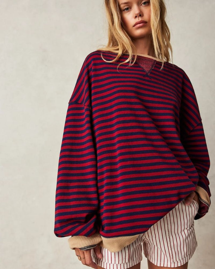 LUCY - Maglione oversize a righe