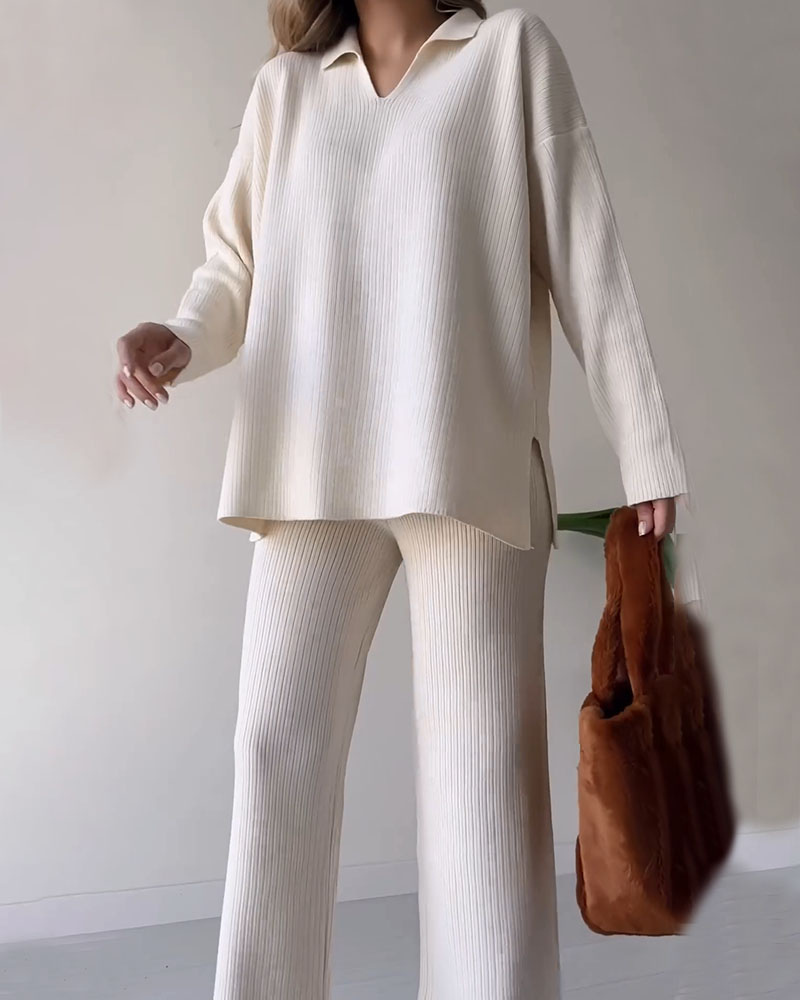 CORIA - Set casual in maglia a due pezzi