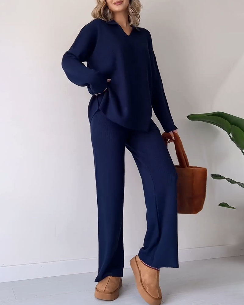 CORIA - Set casual in maglia a due pezzi