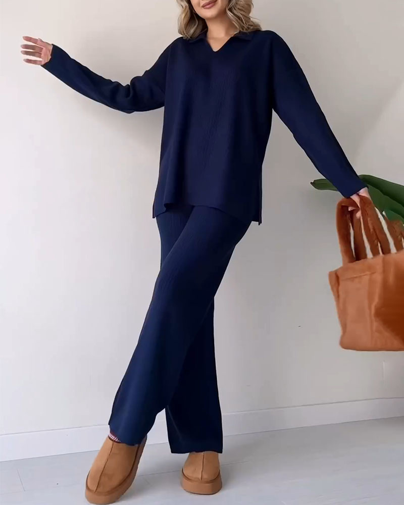 CORIA - Set casual in maglia a due pezzi