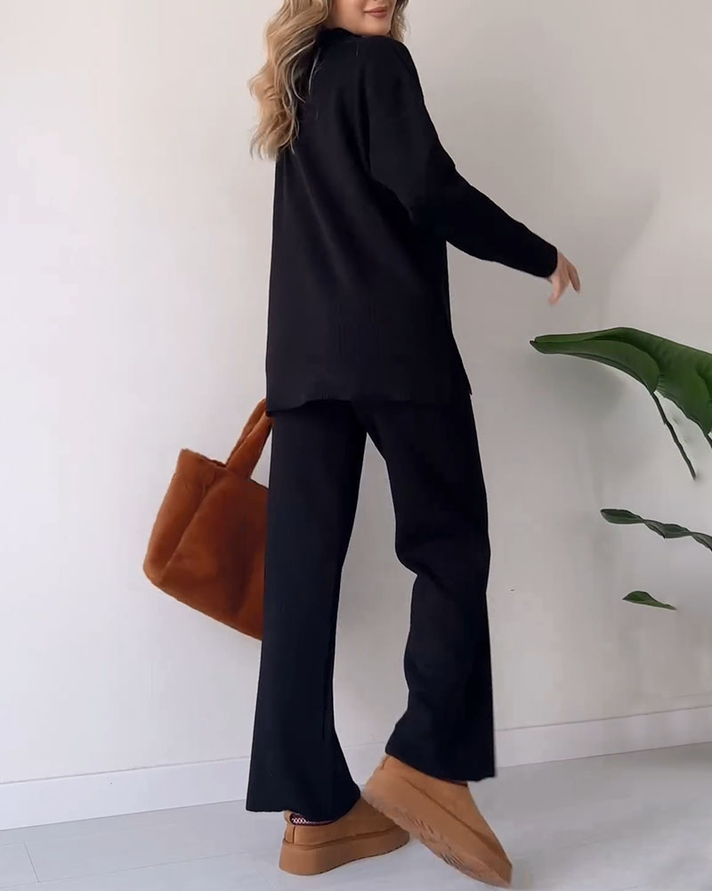 CORIA - Set casual in maglia a due pezzi