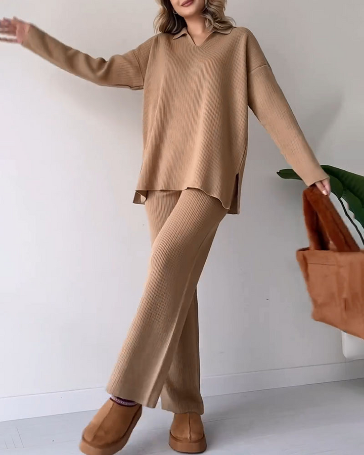 CORIA - Set casual in maglia a due pezzi