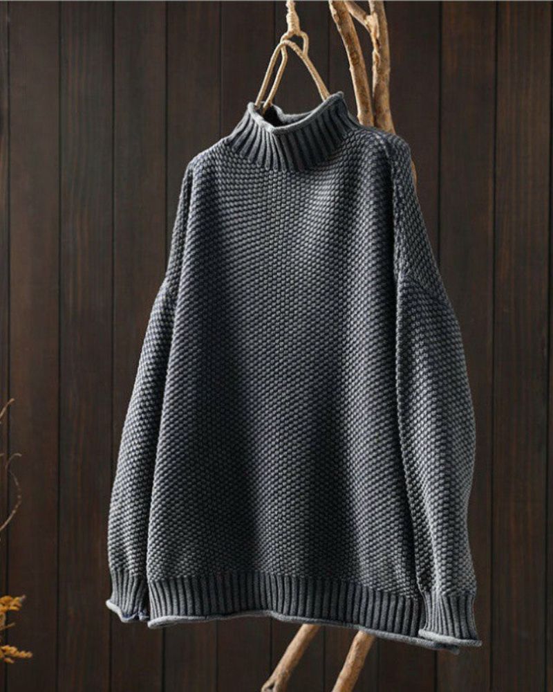MIA - MAGLIONE LAVORATO A MAGLIA