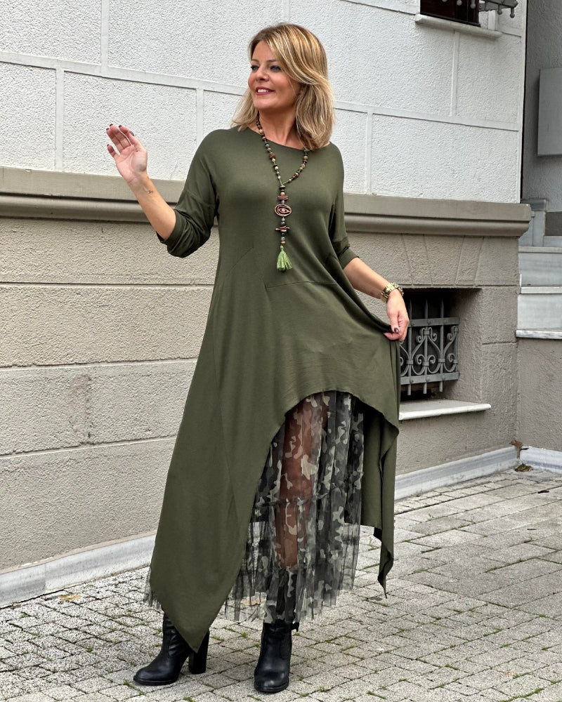 BORENA - ABITO TUNICA ALLA MODA