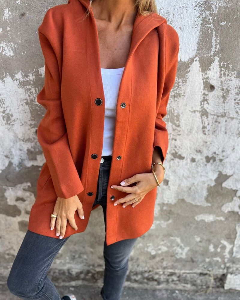 NORA - GIACCA CASUAL CON CAPPUCCIO