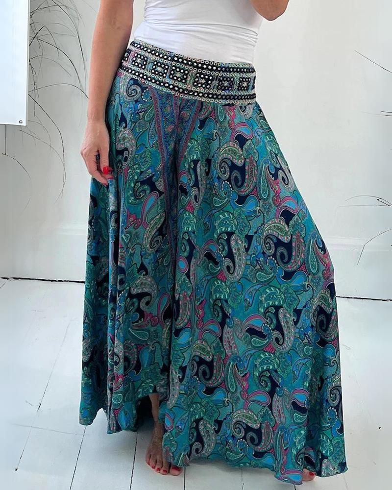 AIRES - PANTALONI FLUIDI BOHO