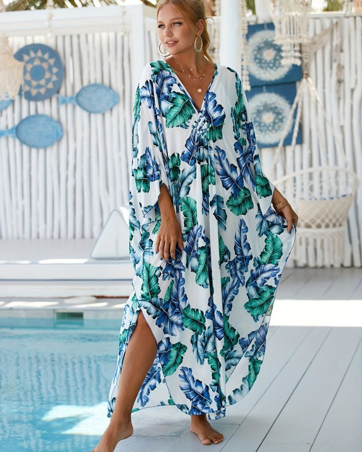 BAMBOO - MAXI ABITO TROPICALE