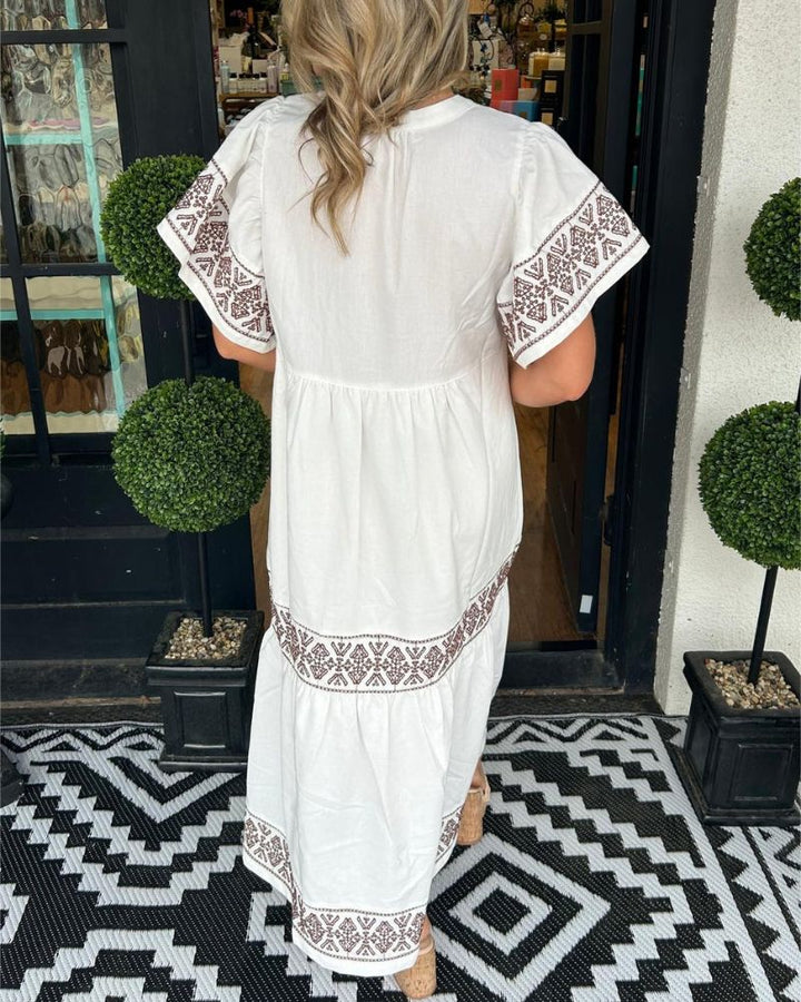 SIARI - Maxi abito Boho
