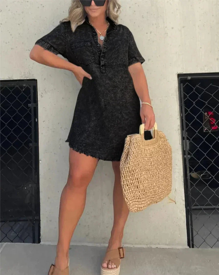 Vera - Abito a camicia in denim
