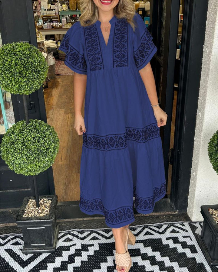 SIARI - Maxi abito Boho