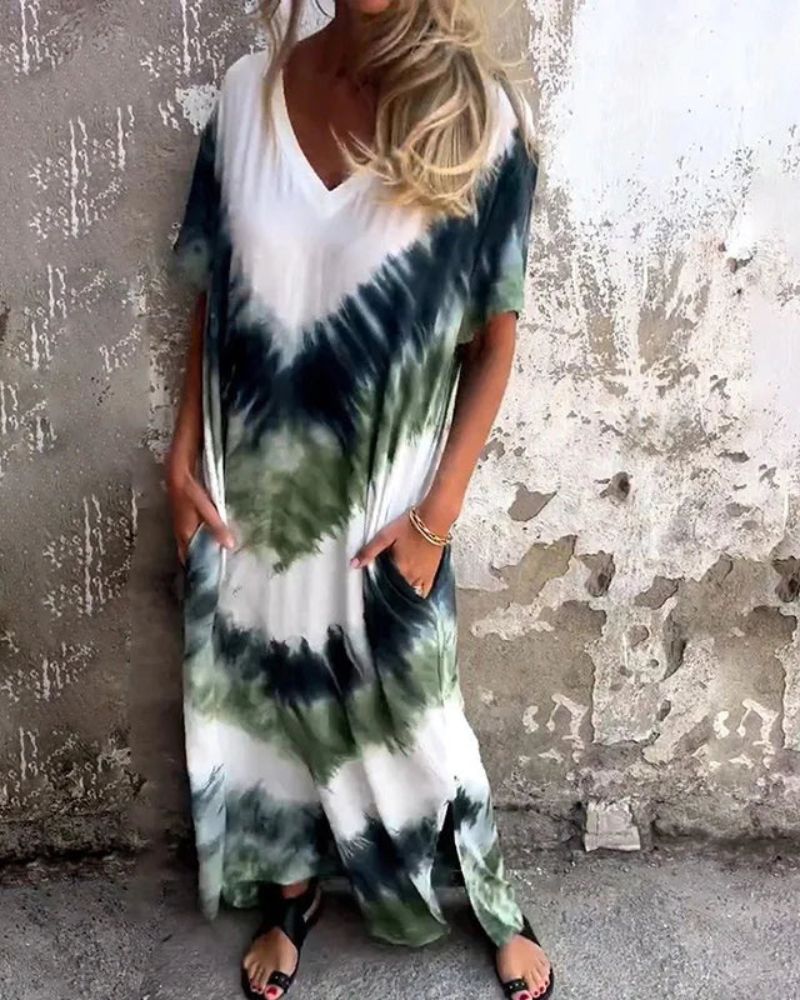 BAYLA - ABITO BOHO TIE DYE