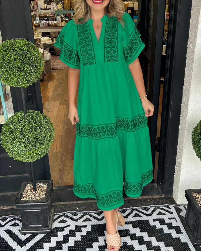 SIARI - Maxi abito Boho