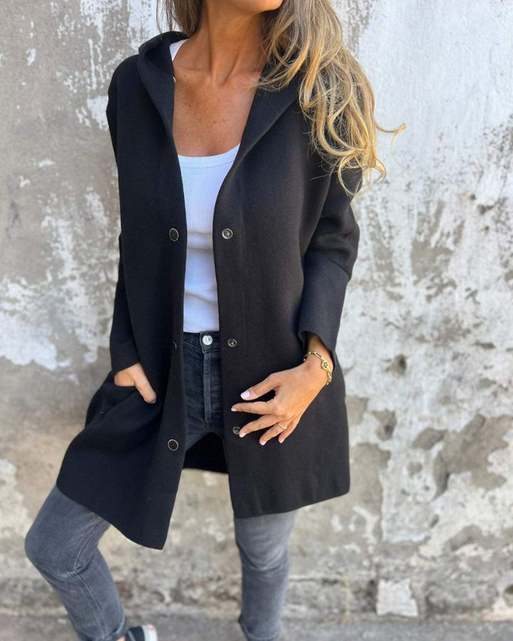 NORA - GIACCA CASUAL CON CAPPUCCIO