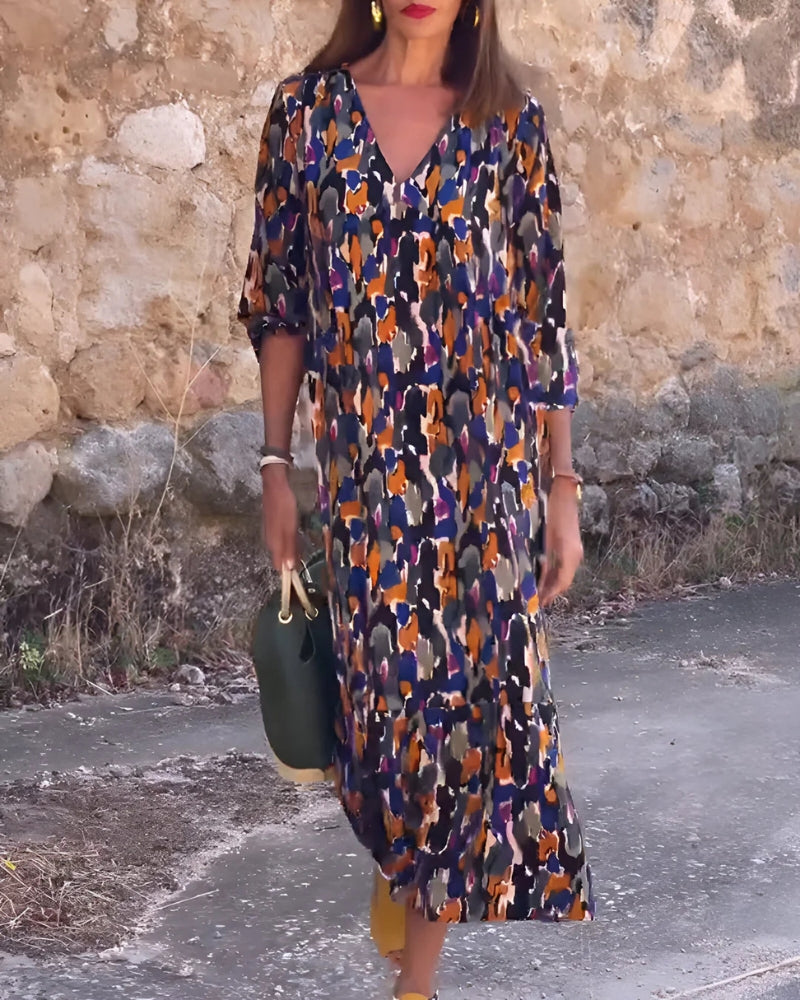 ASIRA - ABITO STAMPATO BOHO