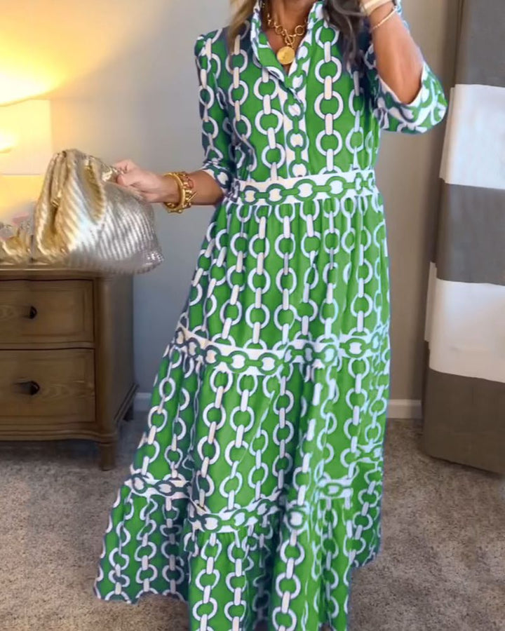 NAELIA - ABITO CON STAMPA BOHO
