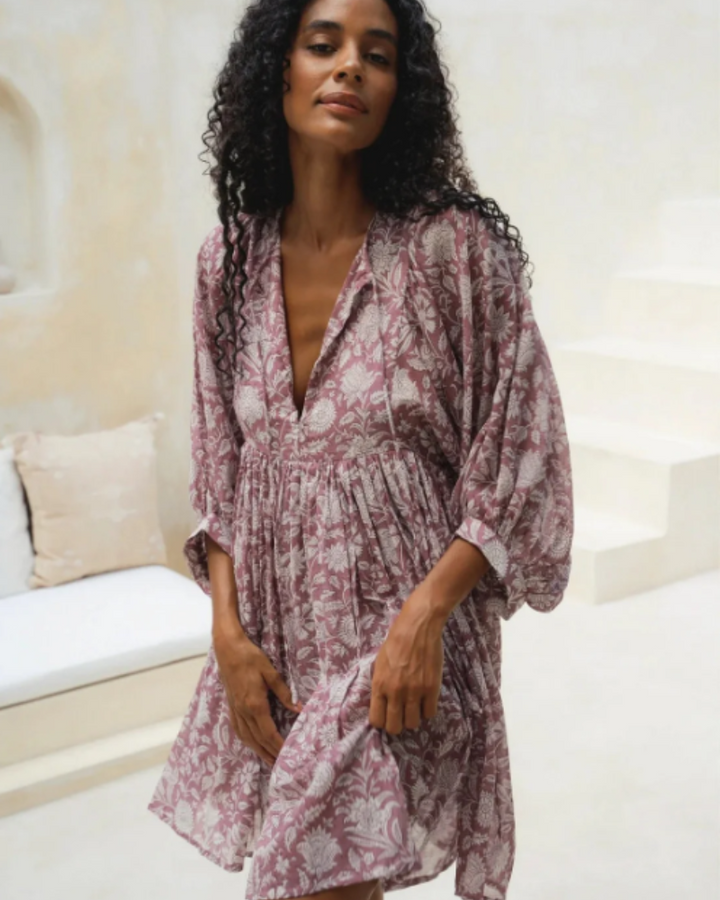 LOURI - ABITO FLOREALE BOHO