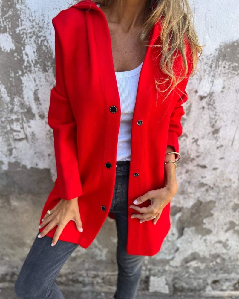 NORA - GIACCA CASUAL CON CAPPUCCIO
